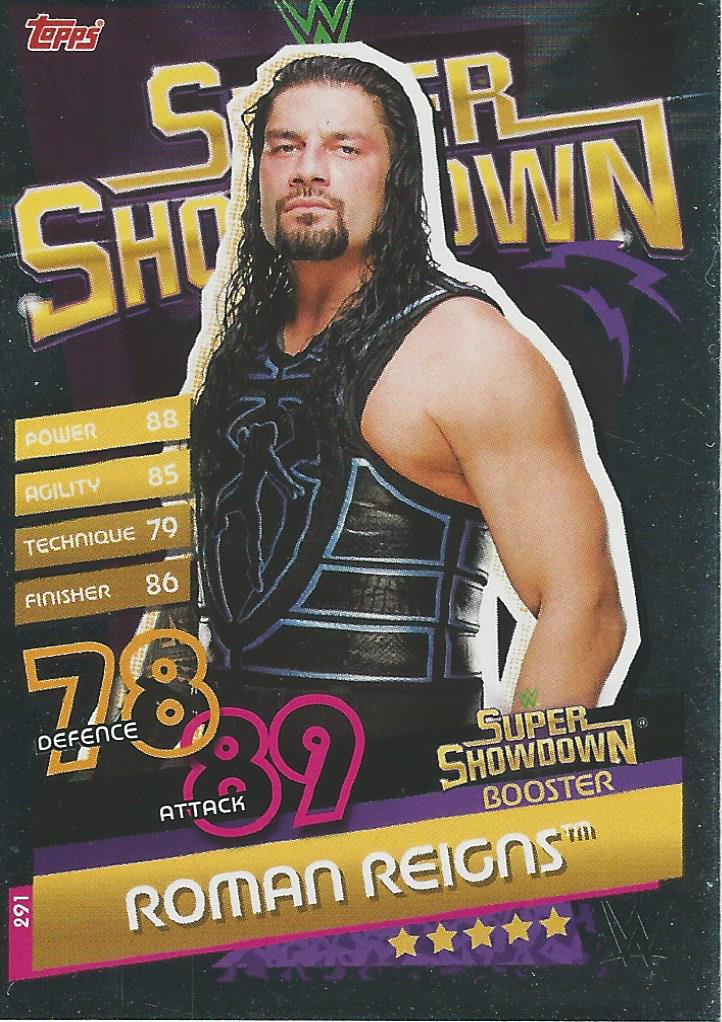 WWE Topps Slam Attax Reloaded 2020 Roman Reigns #291