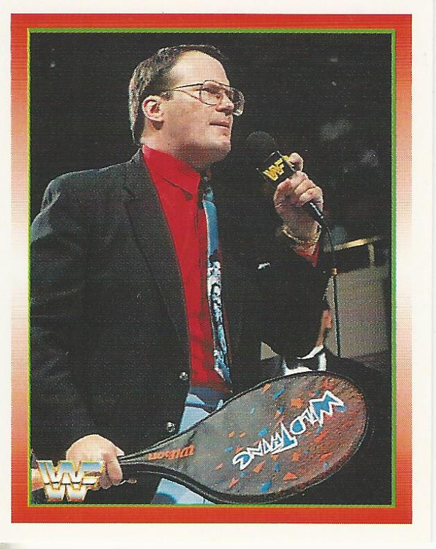 WWF Merlin Stickers 1995 Jim Cornette #291