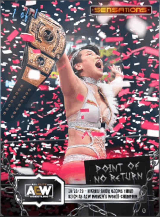 10/10/23 – Hikaru Shida – Hikaru Shida Begins Third Reign AS AEW Women’s World Champion