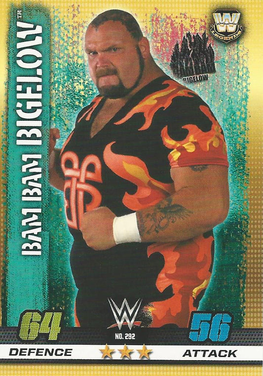WWE Topps Slam Attax 10th Edition 2017 Bam Bam Bigelow #292