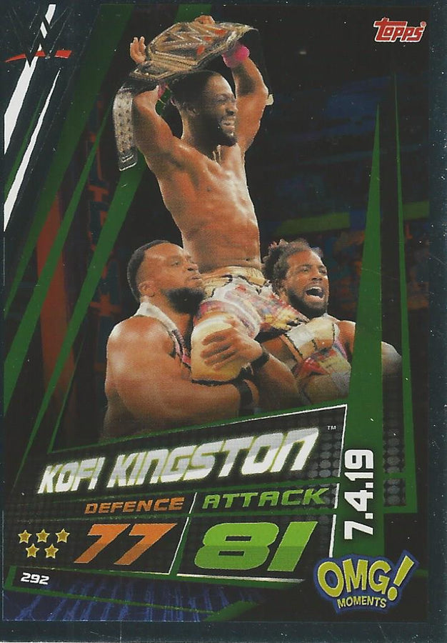 WWE Topps Slam Attax Universe 2019 Kofi Kingston #292