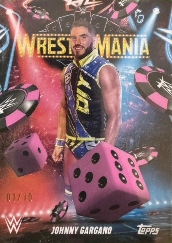 Johnny Gargano trading card PW Catalog