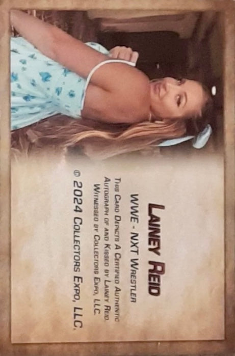 Lainey Reid trading card PW Catalog