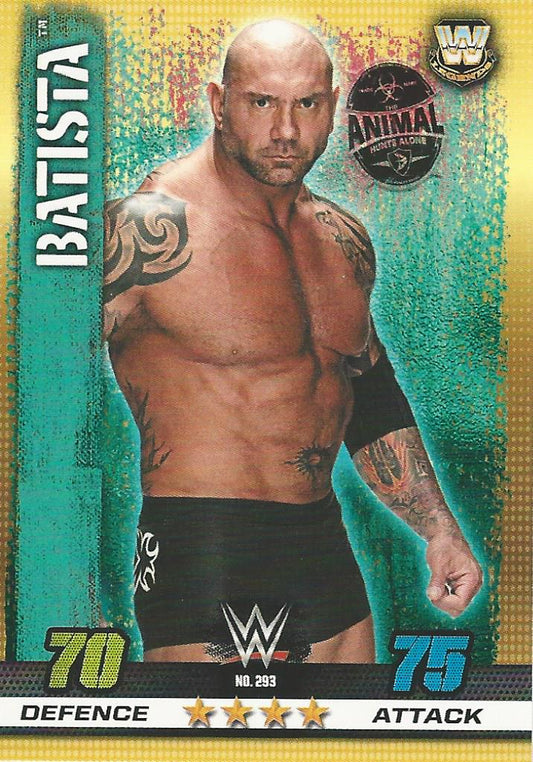 WWE Topps Slam Attax 10th Edition 2017 Batista #293
