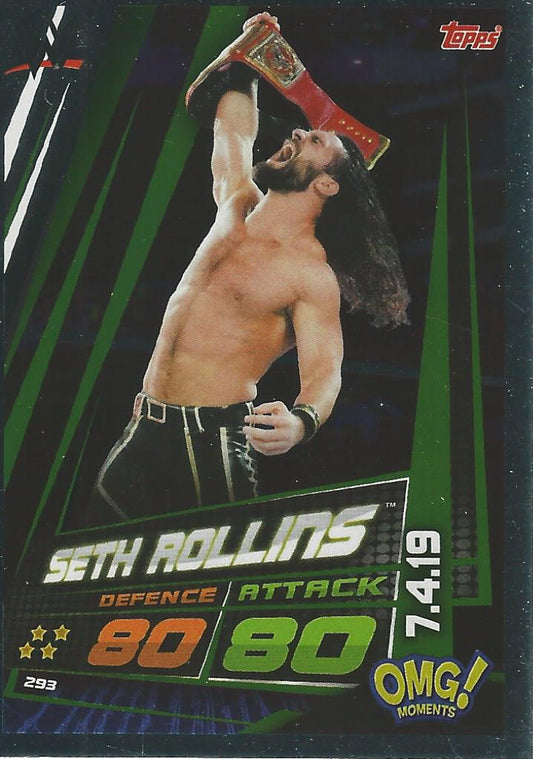 WWE Topps Slam Attax Universe 2019 Seth Rollins #293