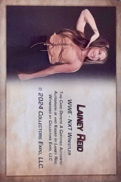 Lainey Reid trading card PW Catalog
