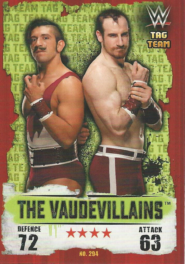 WWE Topps Slam Attax Takeover 2016 The Vaudevillains #294