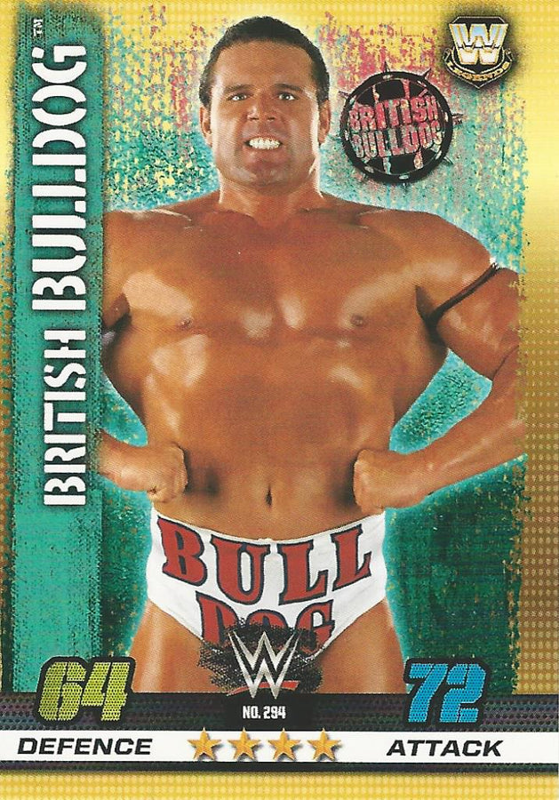 WWE Topps Slam Attax 10th Edition 2017 British Bulldog #294