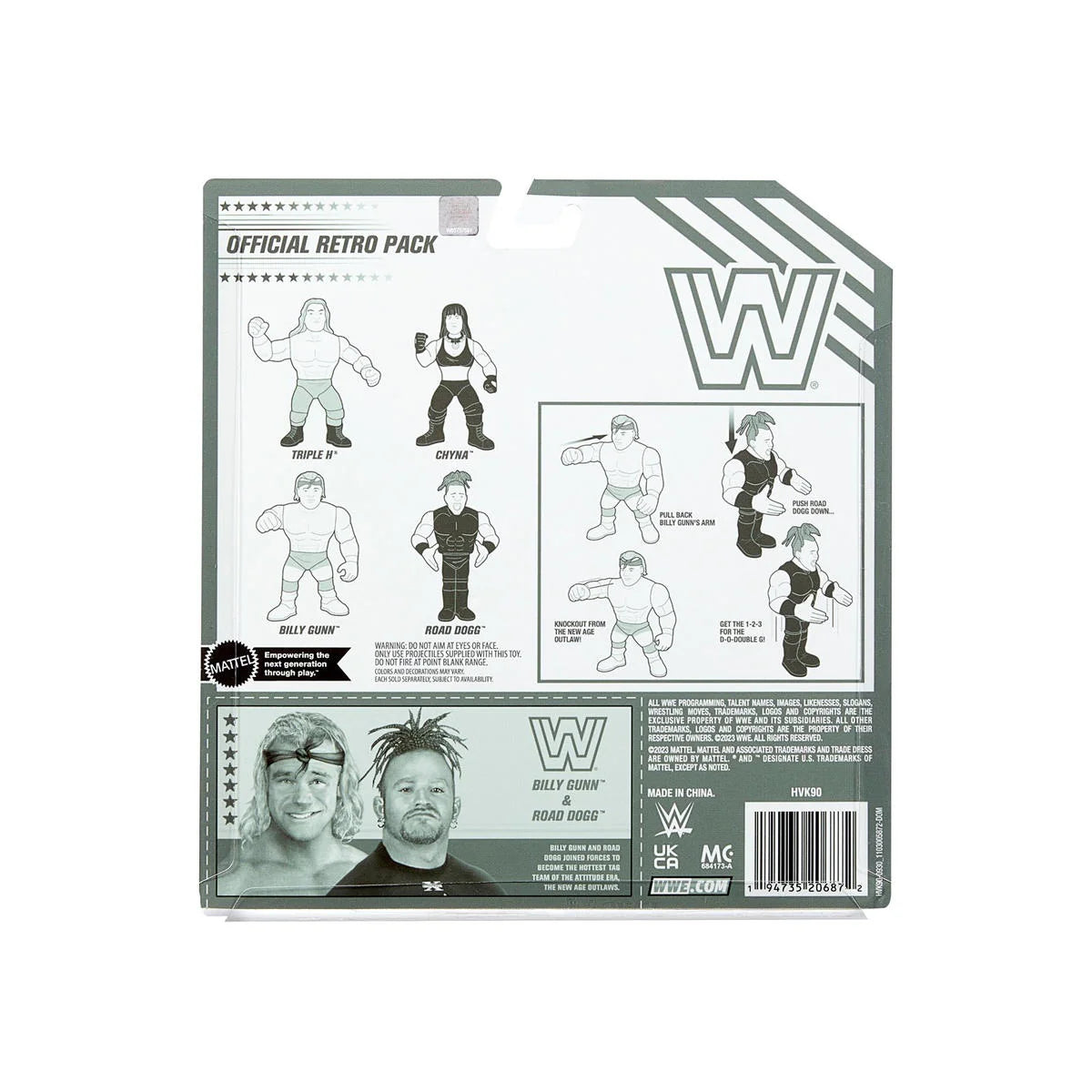 WWE Mattel Retro DX New Age Outlaws Billy Gunn & Road Dogg Ringside Exclusive