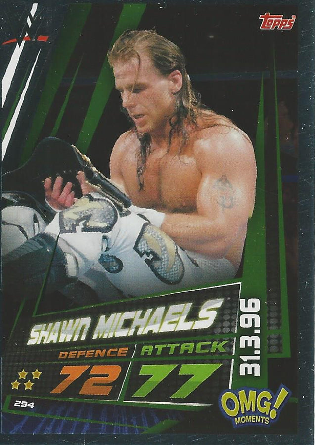 WWE Topps Slam Attax Universe 2019 Shawn Michaels #294