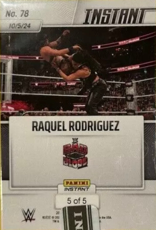 Raquel Rodriguez – Raquel Rodriguez Attacks Rhea Ripley trading card PW Catalog