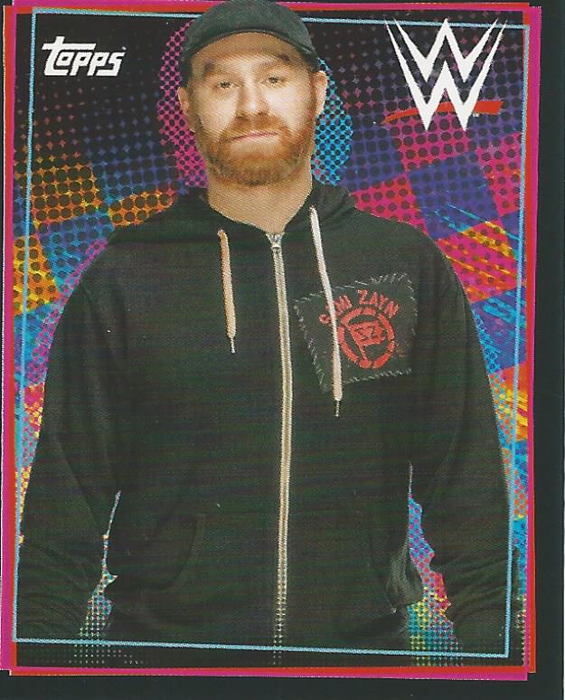 WWE Topps Road to Wrestlemania Stickers 2021 Sami Zayn #295