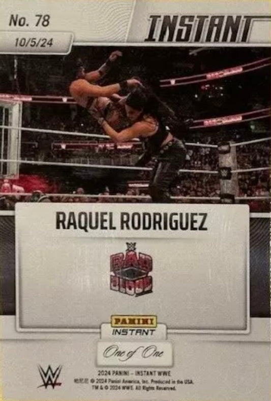 Raquel Rodriguez – Raquel Rodriguez Attacks Rhea Ripley trading card PW Catalog