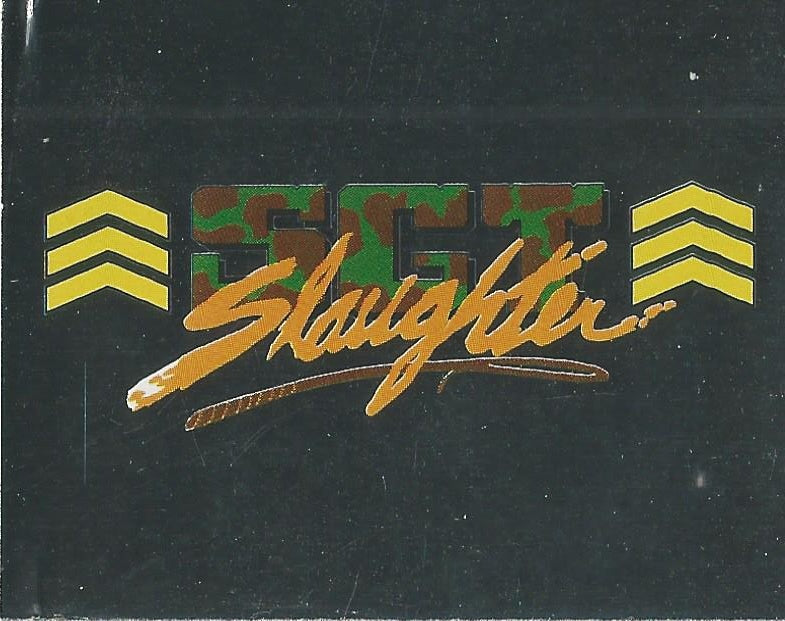 WWF Merlin Stickers 1991 Sgt Slaughter #296