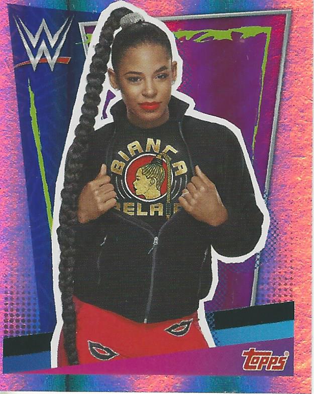WWE Topps Road to Wrestlemania Stickers 201 Bianca Belair #296