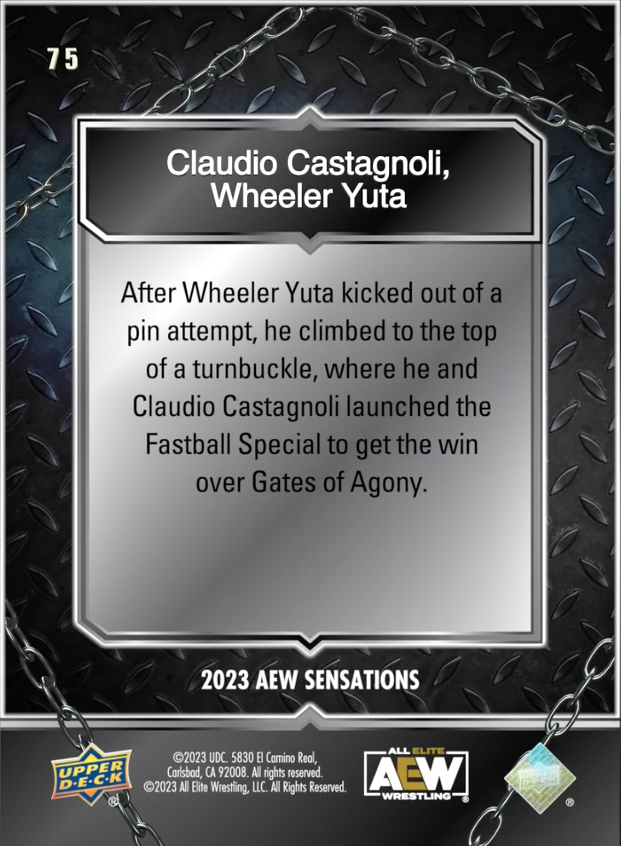 10/13/23 – Claudio Castagnoli, Wheeler Yuta – Claudio Castagnoli, Wheeler Yuta Earn the Win