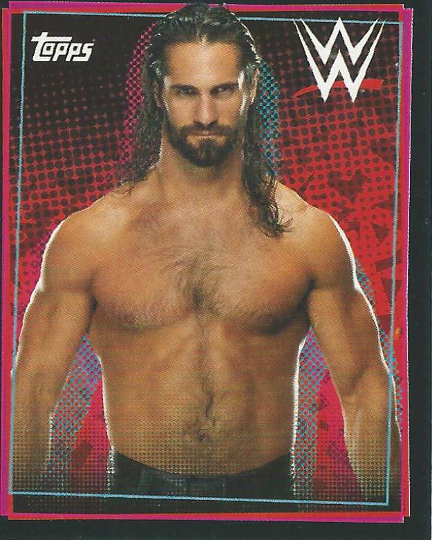 WWE Topps Road to Wrestlemania Stickers 2021 Seth Rollins #297