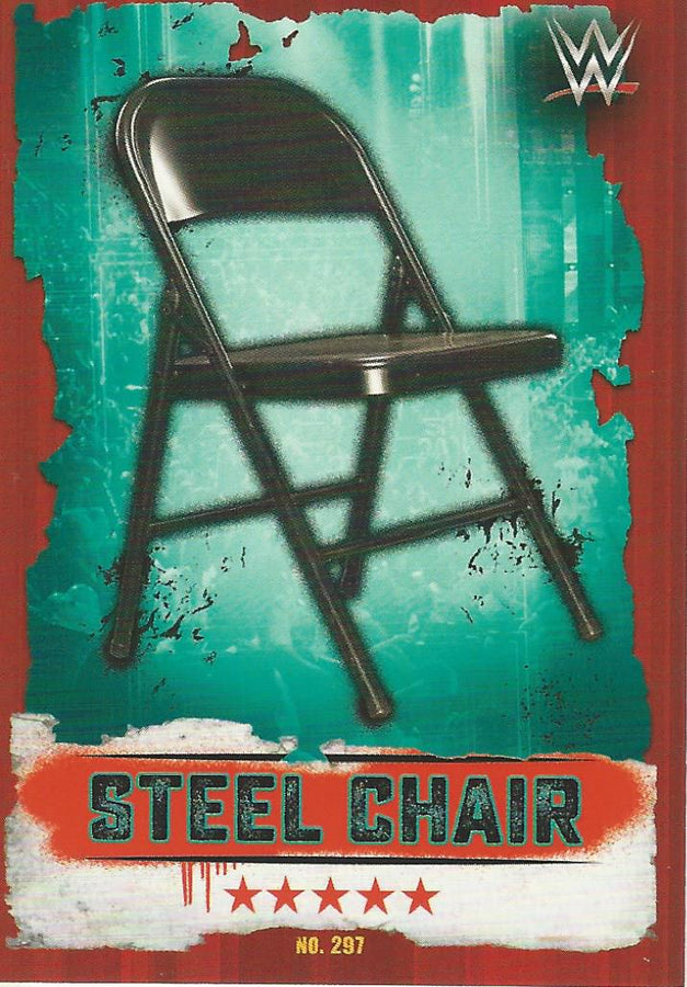 WWE Topps Slam Attax Takeover 2016 Steel Chair #297