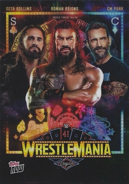 Triple Threat Match: Seth Rollins vs Roman Reigns vs CM Punk