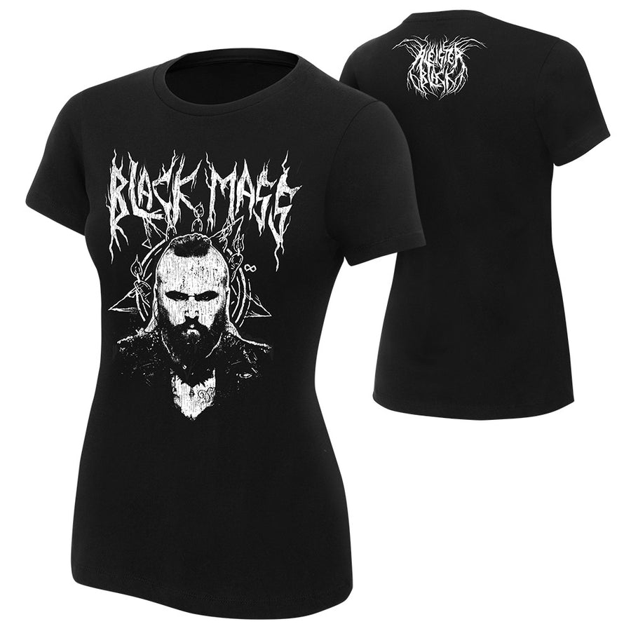 Aleister Black "Black Mass" Women's Authentic T-Shirt T-Shirt PW Catalog