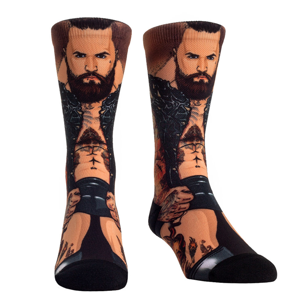 Aleister Black Rock 'Em Socks