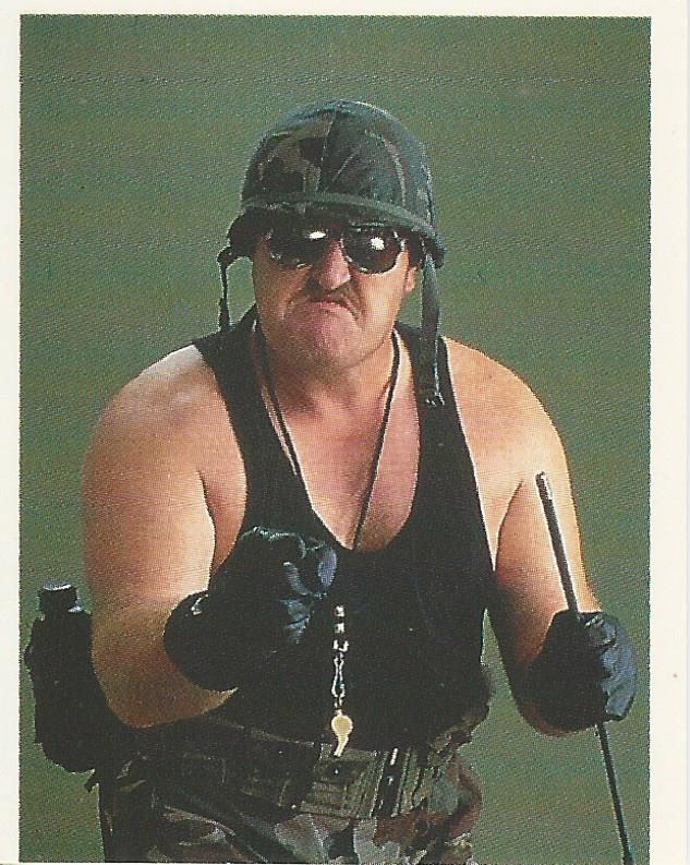 WWF Merlin Stickers 1991 Sgt Slaughter #298