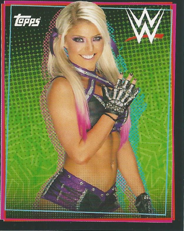 WWE Topps Road to Wrestlemania Stickers 2021 Alexa Bliss #298
