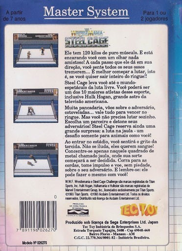 WWF WrestleMania Steel Cage Challenge [Sega Master System] PWcatalog