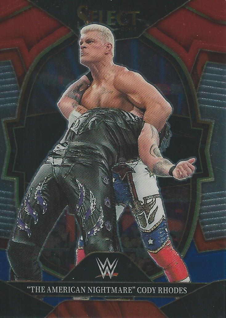 WWE Panini Select 2023 Red/Silver/Blue Cody Rhodes #28