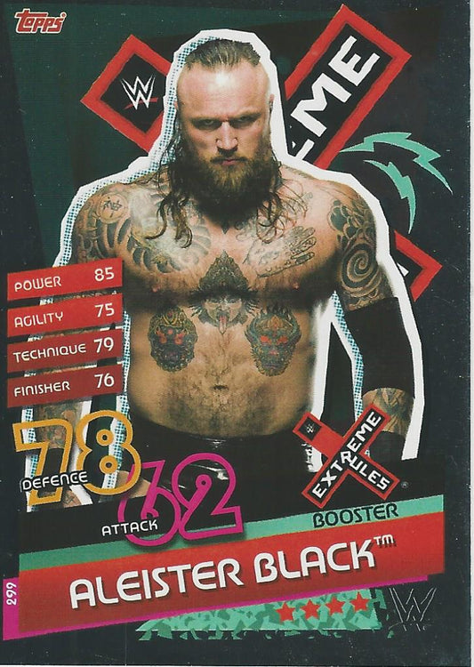 WWE Topps Slam Attax Reloaded 2020 Aleister Black #299