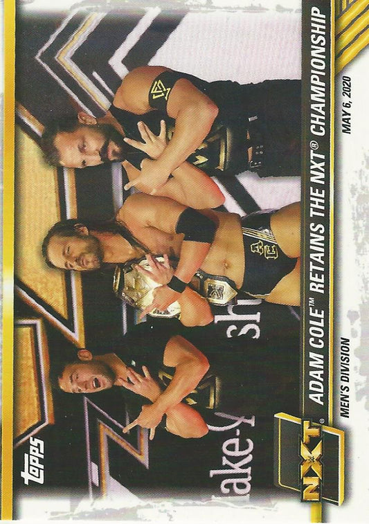 WWE Topps NXT 2021 Adam Cole Kyle O'Reilly Bobby Fish #22