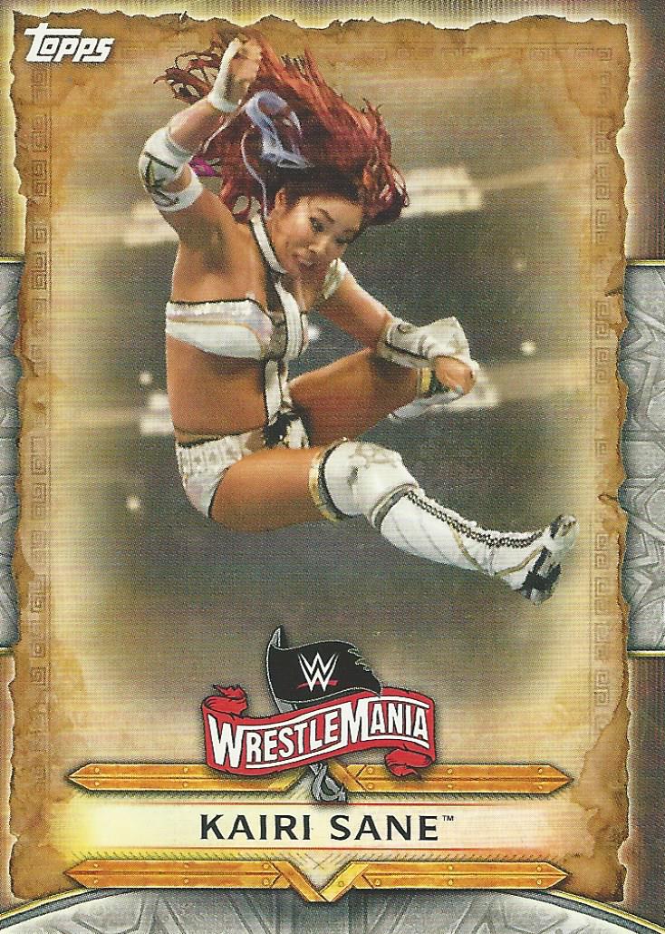 WWE Topps Road to Wrestlemania 2020 Kairi Sane WM-29 trading card PW Catalog
