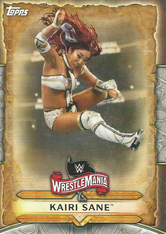 WWE Topps Road to Wrestlemania 2020 Kairi Sane WM-29 trading card PW Catalog