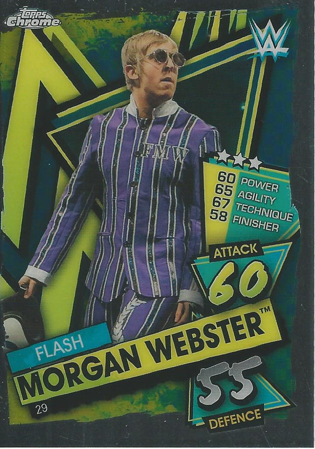 WWE Topps Slam Attax Chrome 2021 Flash Morgan Webster #29