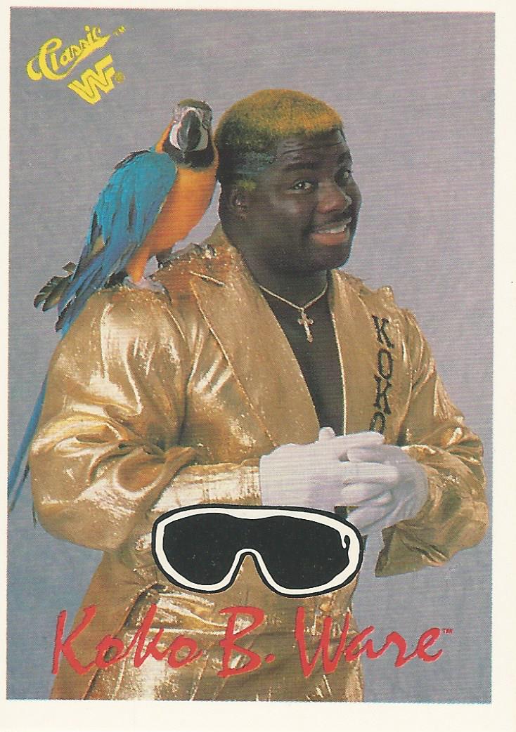 WWF Classic Trading Cards 1990 Koko B Ware No.29 trading card PW Catalog