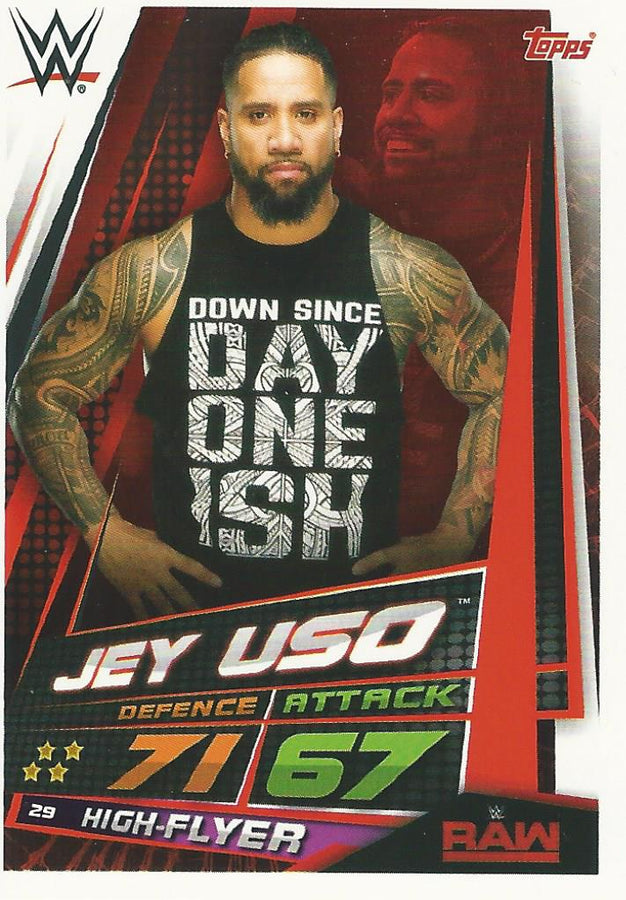WWE Topps Slam Attax Universe 2019 Jey Uso #29