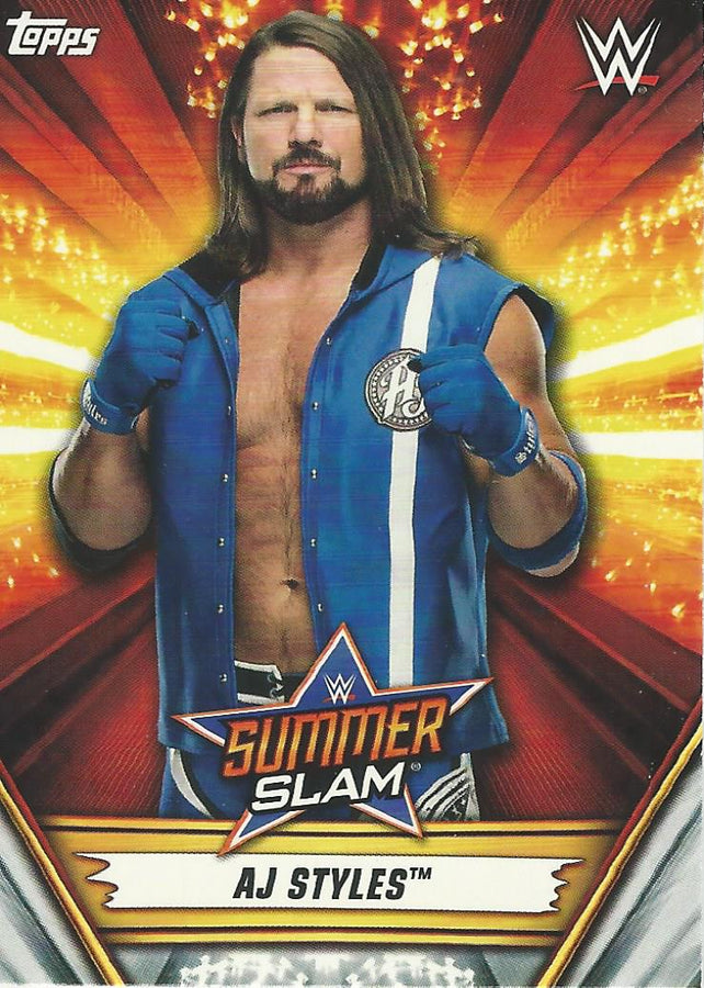 WWE Topps Summerslam 2019 AJ Styles #29