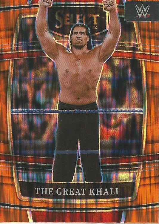 WWE Panini Select 2022 The Great Khali #29 Orange Flash