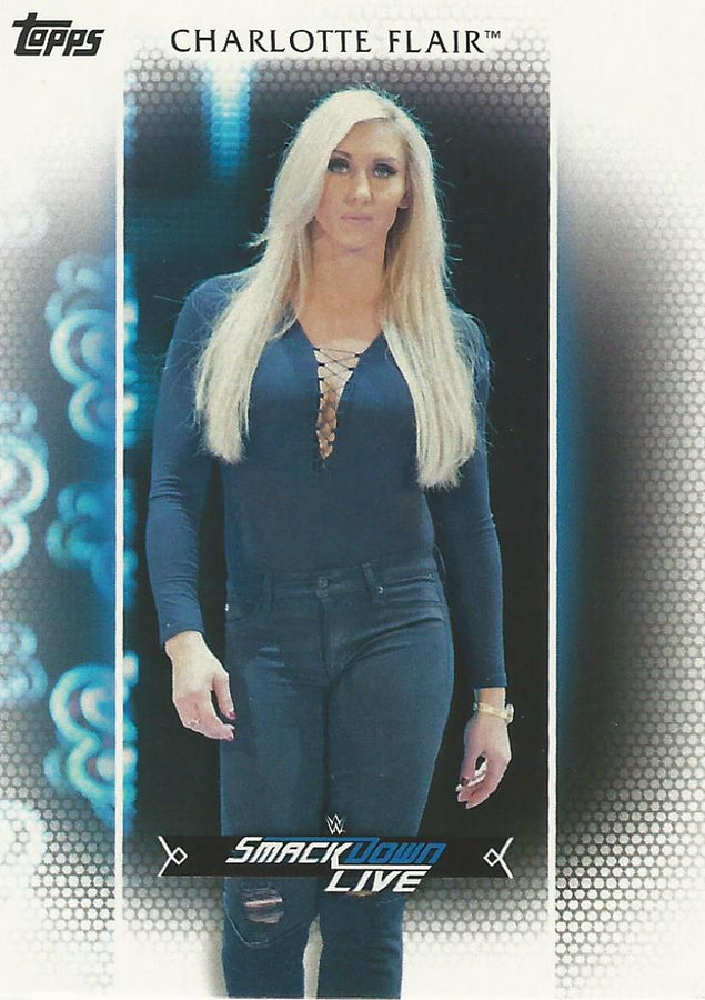 WWE Topps Women Division 2017 Charlotte Flair R29 trading card PW Catalog