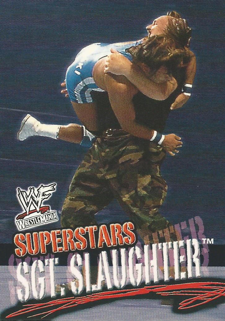 WWF Fleer Wrestlemania 2001 Sgt Slaughter #29