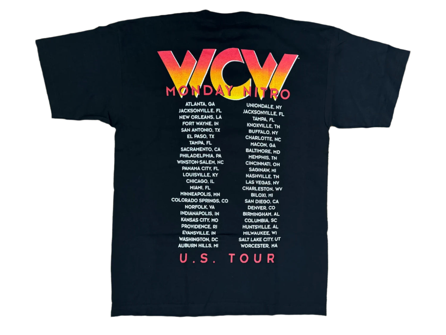 WCW Monday Nitro Tour T-Shirt 1998 Pwcatalog