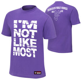 Nia Jax "I'm Not Like Most" Purple Authentic T-Shirt T-Shirt PW Catalog