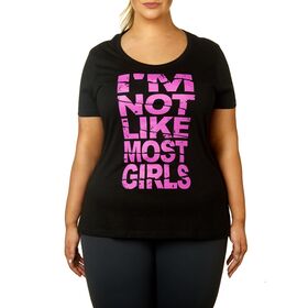 Nia Jax "I'm Not Like Most" Women's Curvy T-Shirt T-Shirt PW Catalog