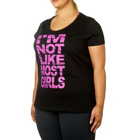 Nia Jax "I'm Not Like Most" Women's Curvy T-Shirt T-Shirt PW Catalog
