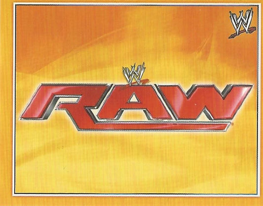 WWE Topps A-Z Sticker Collection 2014 Raw Logo #2