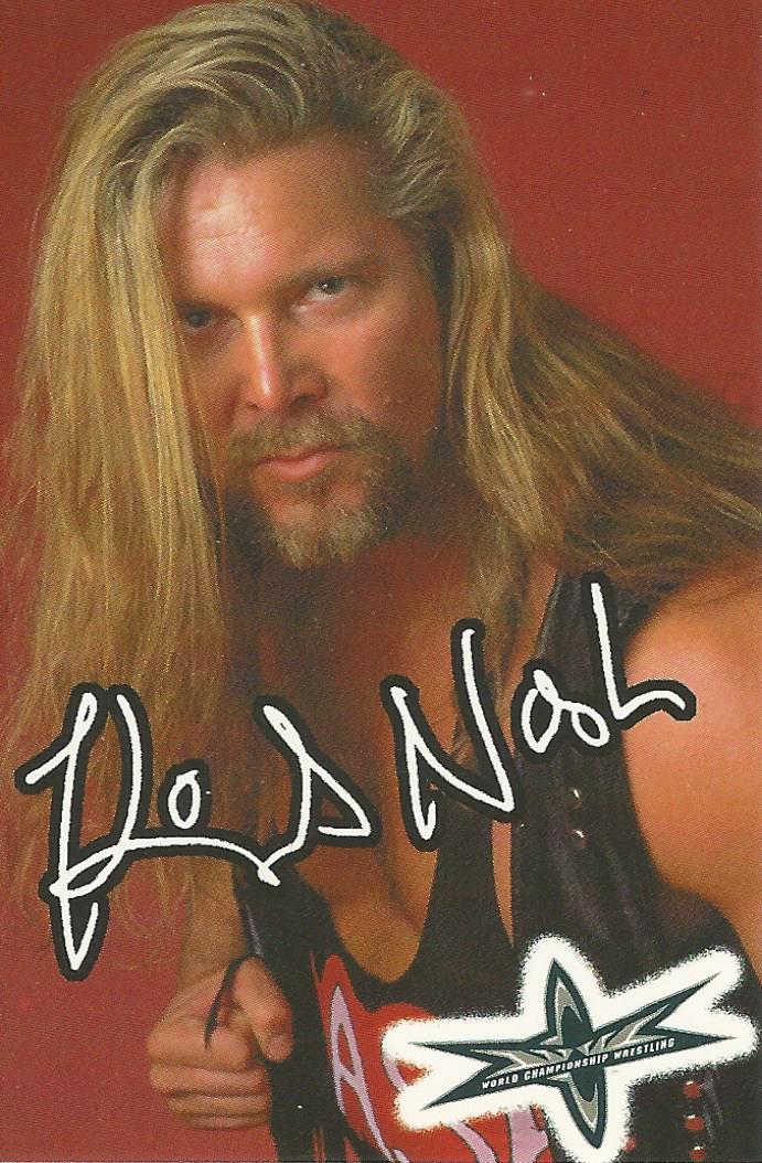 WCW Crazy Planet Stickers 1999 Kevin Nash trading card PW Catalog