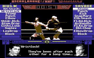 WWF MicroLeague Wrestling [Commodore 64] PWcatalog