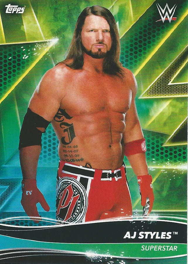 Topps WWE Superstars 2021 AJ Styles #2