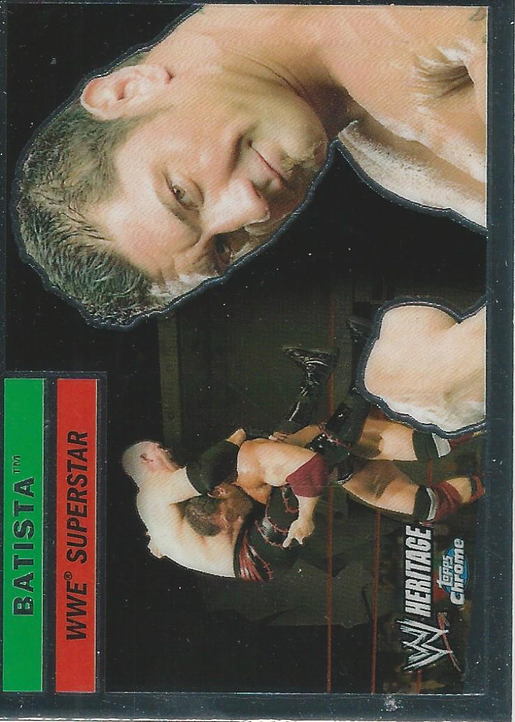 WWE Topps Chrome Heritage 2006 Batista #2