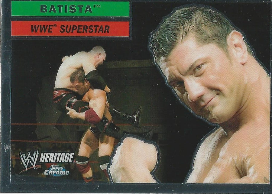 WWE Topps Chrome Heritage 2006 Batista #2